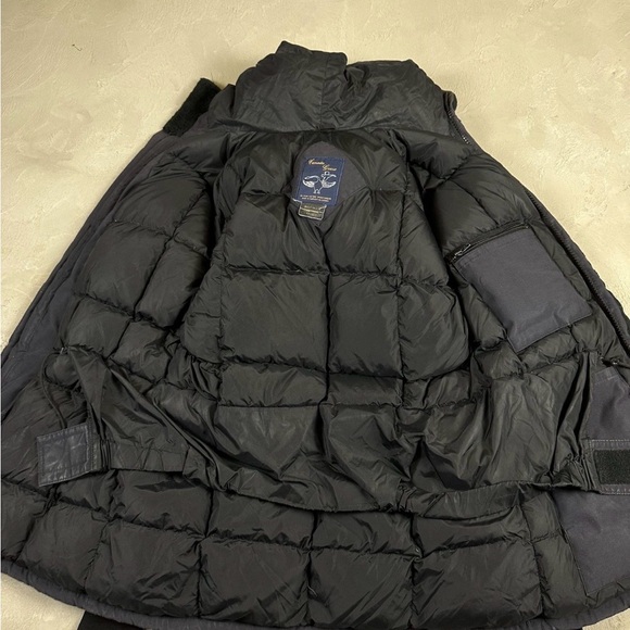 Canada Goose Men's Dark Gray Parka Jacket with Fur Hood - Picture 11 of 13